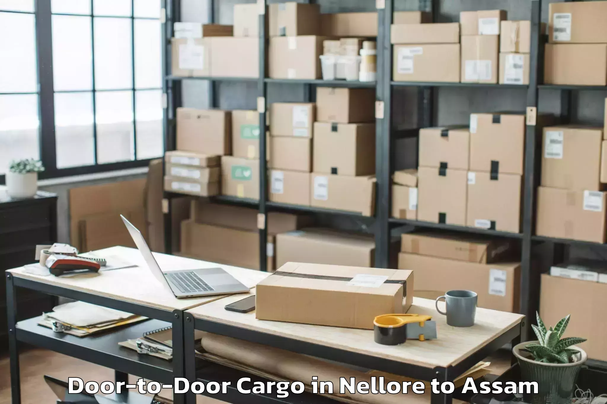 Professional Nellore to Gauripur Door To Door Cargo